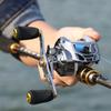 SOUGAYILANG Baitcaster Fishing Reels 11+1BB Carbon Fiber Drag Carp Reel Left/Right Hand Fishing Reels Bass Fishing Tackle