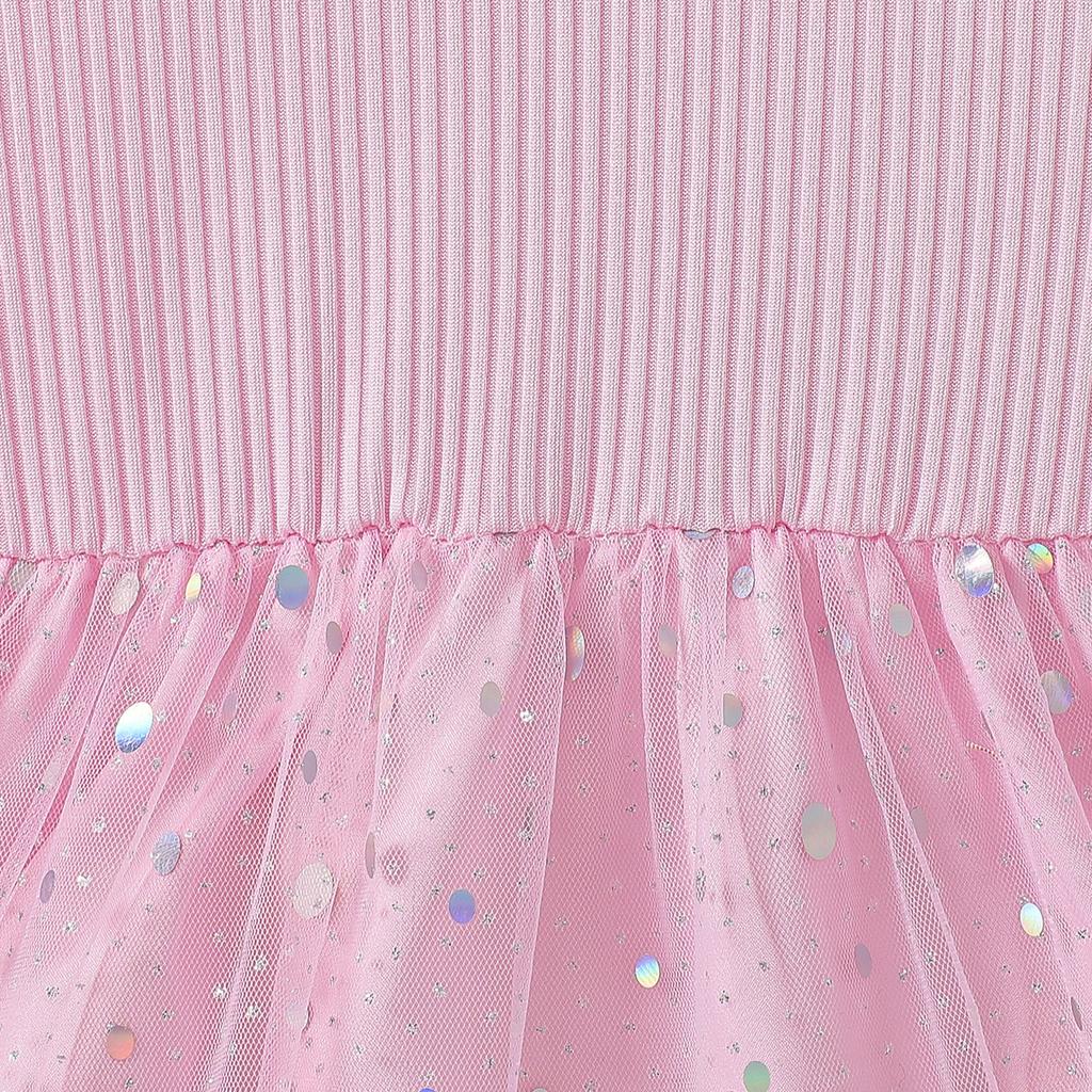 Милое Детское Платье Весна/Осень Детская Мода Тюлевое Платье Принцессы