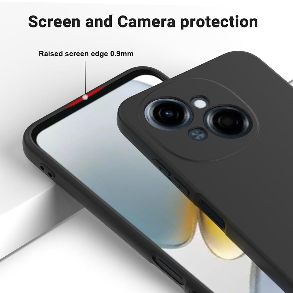 Для TECNO Spark Go 2025/Spark Go 1/Pop 9 4G Чехол Жидкий силикон Защита от царапин Чехол для телефона с ремешком для руки