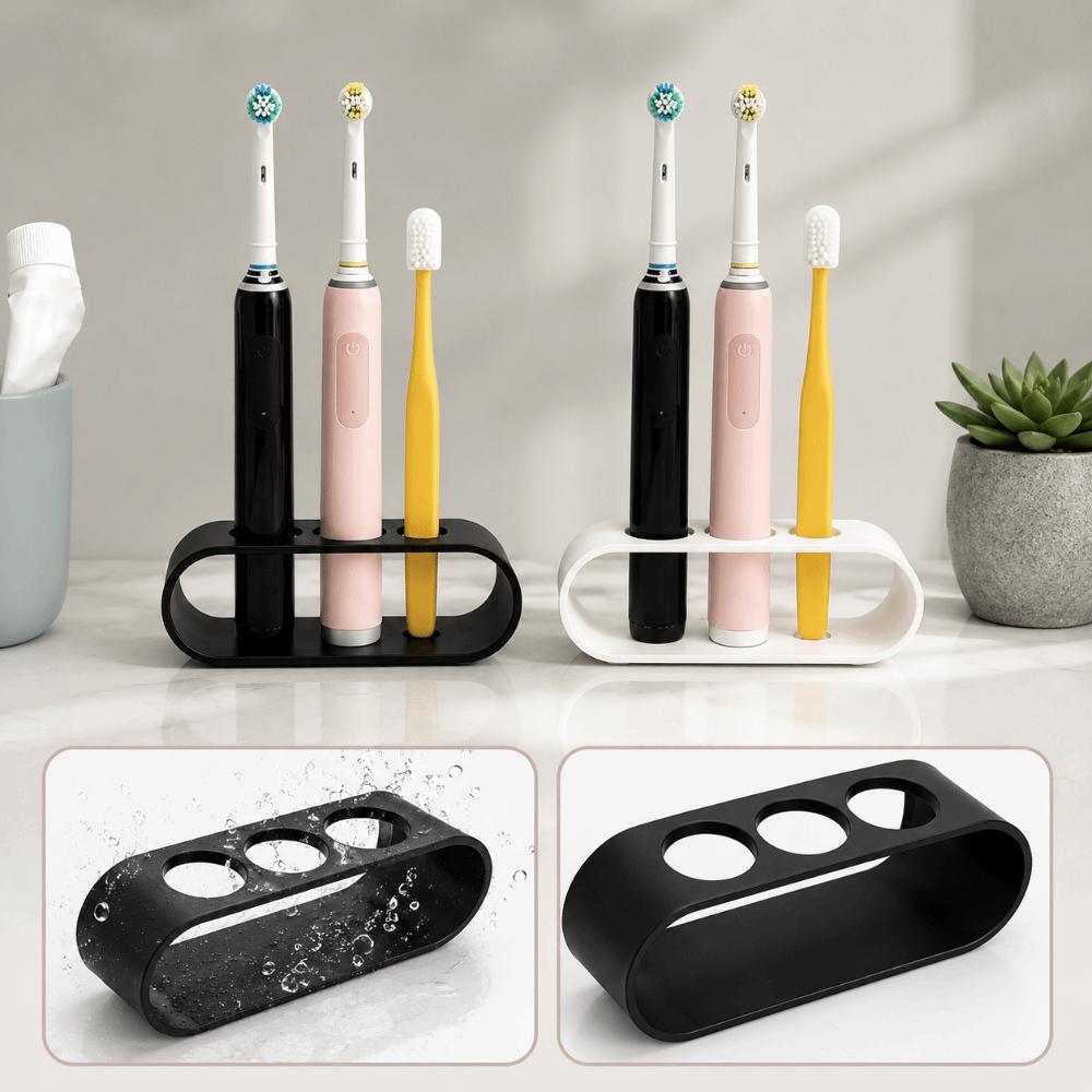 3D Printing Toothpaste Toothbrush Base Multifunction Makeup Brush Storage Shelf Shower