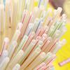 100Pcs Excellent Food  Grade No Rough Edge Lightweight Bright-colored Milk Coffee Straws Party Supplies for Bar