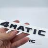 For Mercedes Benz A B C E G S ML SL CL GLA CLA Class AMG 4MATIC 4 MATIC Trunk Chrome Matte Black Letters Emblem Badge Sticker
