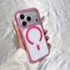 Прозрачный для Magsafe Мягкий ТПУ 2 в 1 Магнитный чехол для iPhone 17 16 15 14 13 12 11 Pro Max Plus Air Конфетный цвет Прозрачная крышка