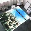 Rammstein Хэви-метал группа Ковры и коврики 3D-печать Ковер Напольный коврик Гостиная Спальня Большая площадь Мягкий ковер-JM002