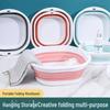 Foldable Washbasin Set: Compact, Travel-Ready, 3-Piece Plastic Basin for Babies and Kids, Available In Small, Medium, and Large.