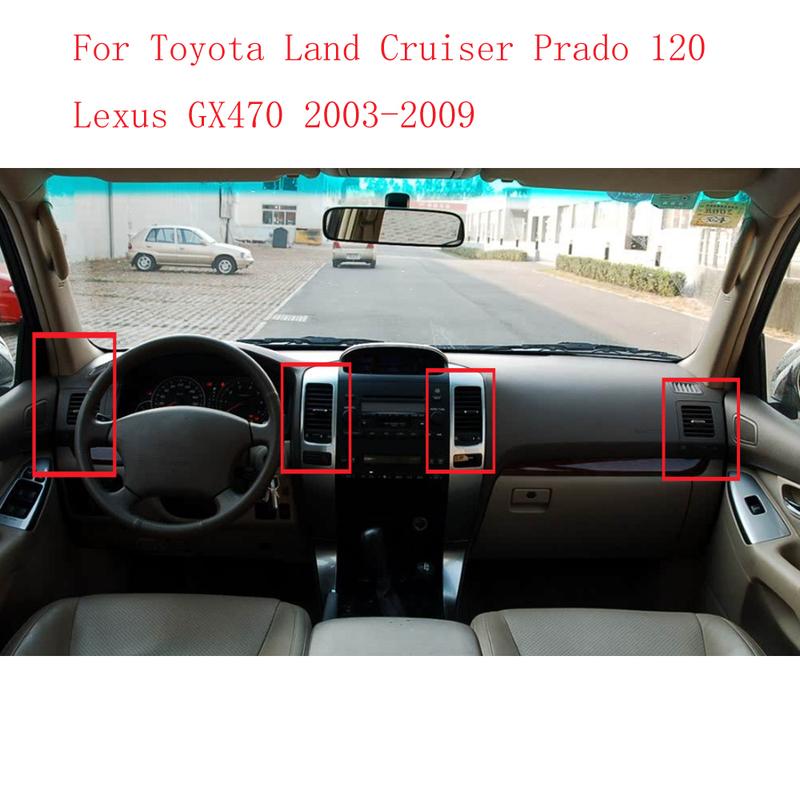 Решетка вентиляционного отверстия кондиционера на приборной панели для Toyota Land Cruiser Prado 120 Lexus GX470 03-09
