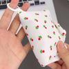 Floral Print Small Makeup Lipstick Bag Cherry Mini Cloth Storage Bag  Students