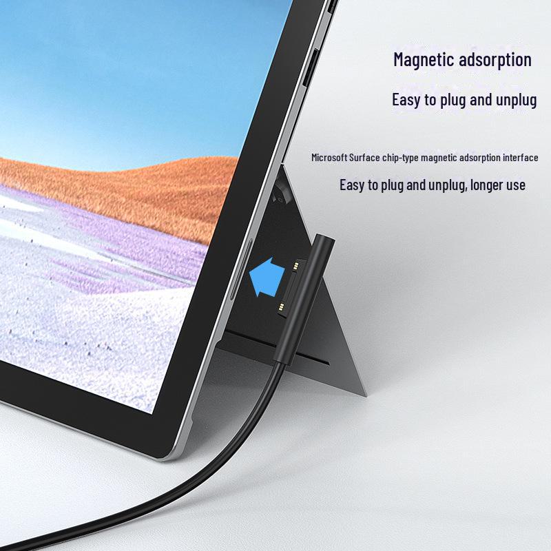 Кабель для быстрой зарядки USB-C для Microsoft Surface Pro/Book/Tablet мощностью 65 Вт
