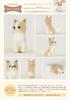 Hamanaka Felting Fluffy Felted Chihuahua Designed by Sachiko Susa Kit (Long Coat) H441-422,