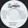 7-дюймовая пластинка SEAN PAUL - Head To Toe NONE Don Corleon Rec 2003 Ямайка Регги, Ска и Даб Б/у