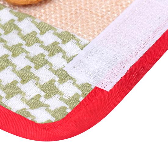 Christmas Refrigerator Handle Covers Gingerbread Man Kitchen Appliance Handle Covers for Fridge Door Holiday Home Office Decoration