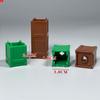 Нетоксичный Контейнер Moc Bricks Квадратный Экологичный Мусорный Ящик Мусорка Офисная Домашняя Сцена Пластиковые Аксессуары Строительные Блоки Детские Игрушки