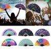 Kung Fu Fan UV Ink Printing Fluorescent Fan Bamboo Fans Wedding For Festival,Dance,Party, Chris Q4D9