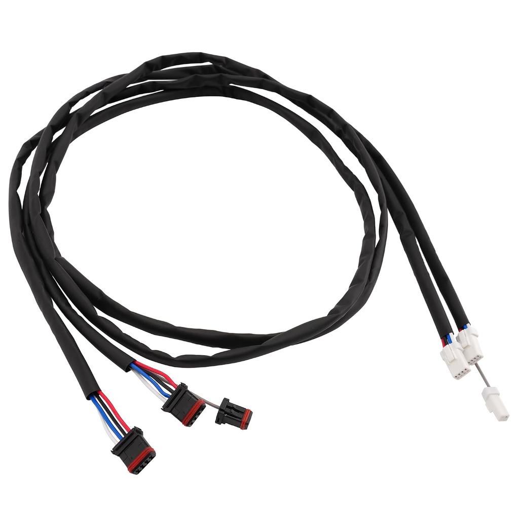 48 Inch Handlebar Switch Extension Wiring Harness Kit with CAN Bus NHCX-CB14 for Harley-Davidson Touring Electra Glide, Road Glide, Road King, Street