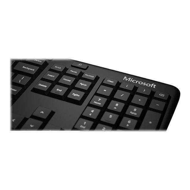 Ensemble clavier et souris Microsoft Ensemble clavier et souris ergonomique filaire USB - Microsoft Ergonomic Desktop - Noir