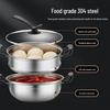 maxcook Пароварка из нержавеющей стали, 32 см, 2-уровневая