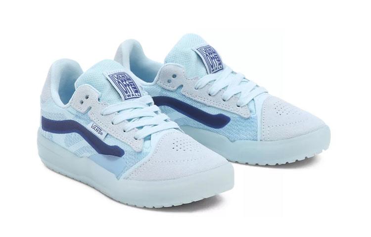 Vans Evdnt Ultimatewaffle Casual Low top Kids' Skateboarding Shoes Blue Children Aged 3 7 Years Old VN0A5HZ2ARN