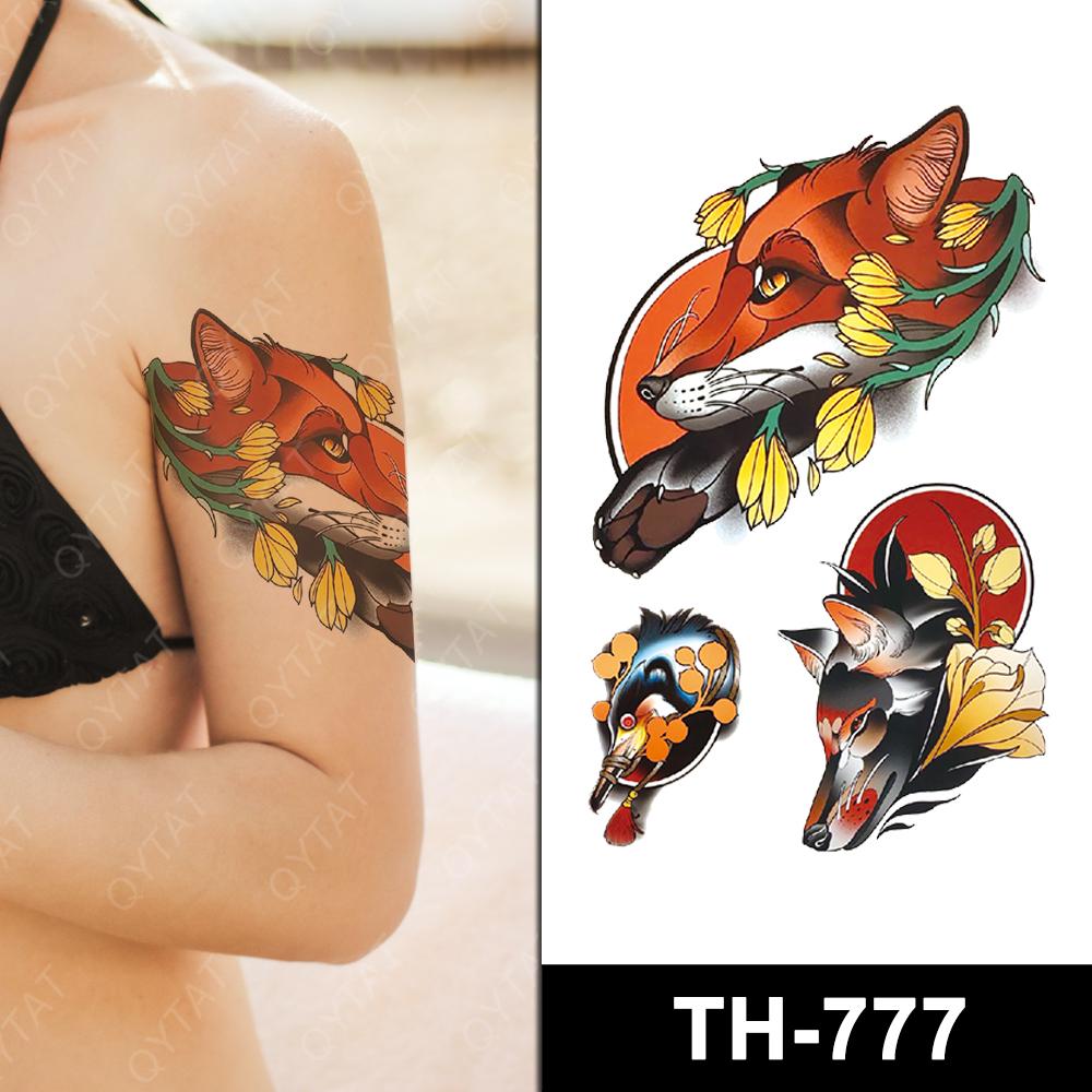 Custom Half Arm Temporary Tattoo Sticker Tribal Tatuaje Temporal