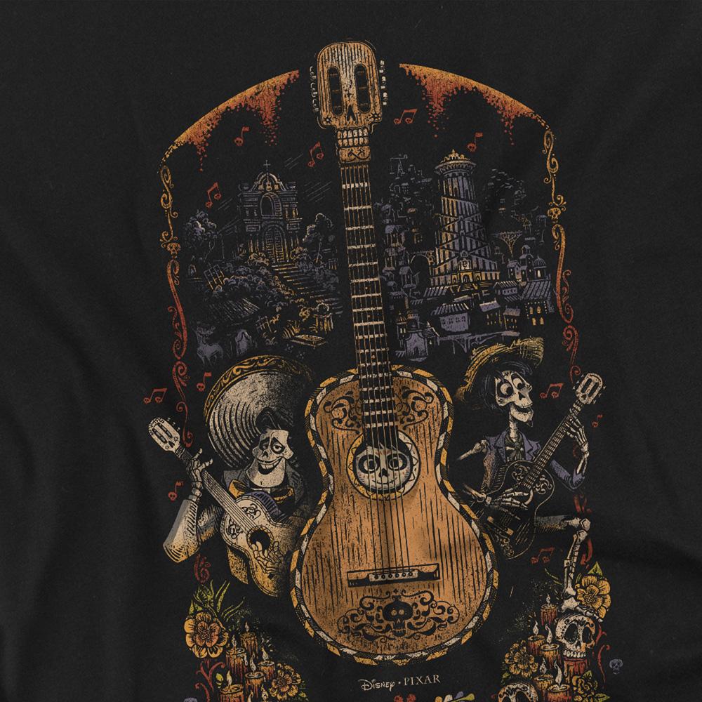 Coco Унисекс Взрослый Эрнесто Мигель Гектор Расписанный Постер С Гитарой Футболка