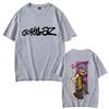 Футболка с группой Gorillaz Мужская Женская Рок Мода Оверсайз Уличная Одежда Женская Высокое Качество Мягкий Хлопок Короткий Рукав Футболка
