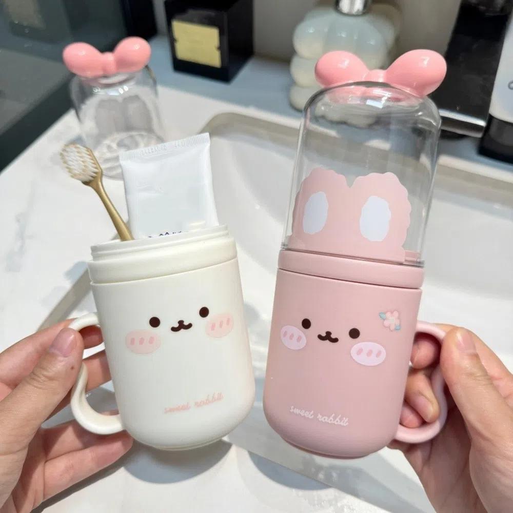Мультяшный ополаскиватель для полости рта Компактный стакан для промывания Милый стакан для зубов Дорожный