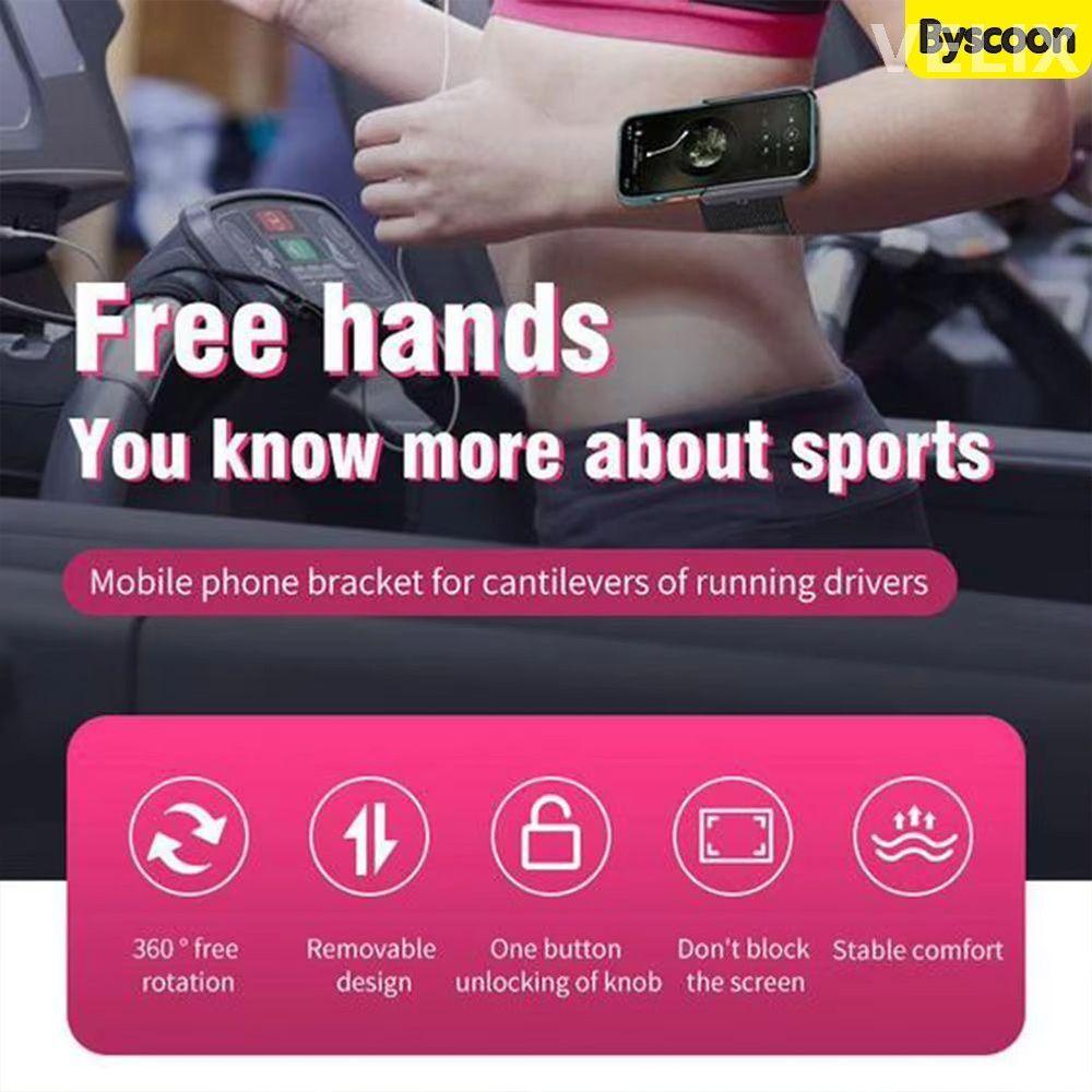 Exclusive 360-degree rotating universal smartphone holder designed for jogging, cycling, and walking