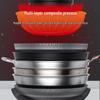 OLOFE 316L Stainless Steel Honeycomb Non-Stick Wok