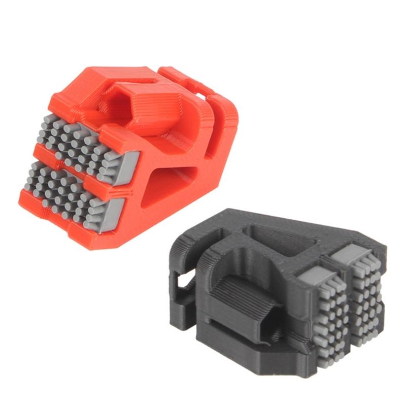 Двойная щетка для чистки сопла, очиститель сопла, термостойкий, для продления срока службы сопла 3D-принтера и обеспечения печати