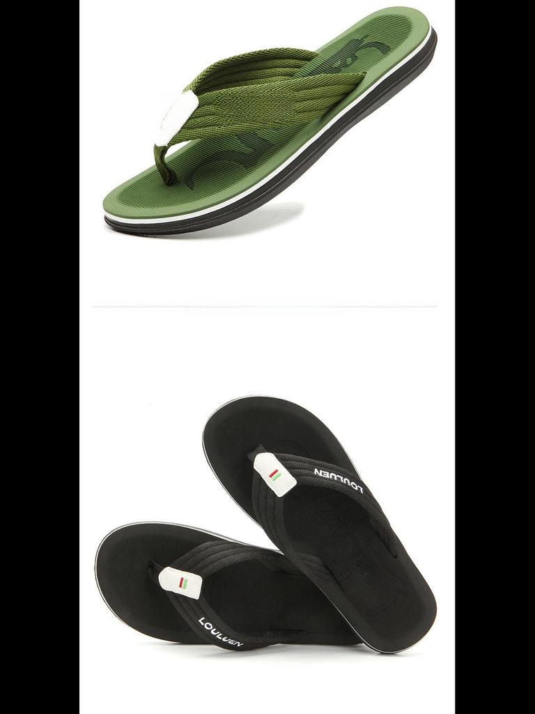 2025 Мужские пляжные шлепанцы на толстой подошве: Стильные летние сандалии для активного отдыха