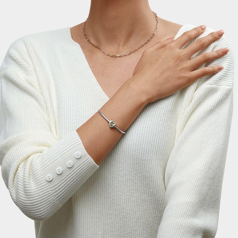 Новое в оригинальном шарме Пчелиные бусины Подходит для браслета Для женщин Медный кулон Бусины Украшения Праздник Весны Подарок Матери