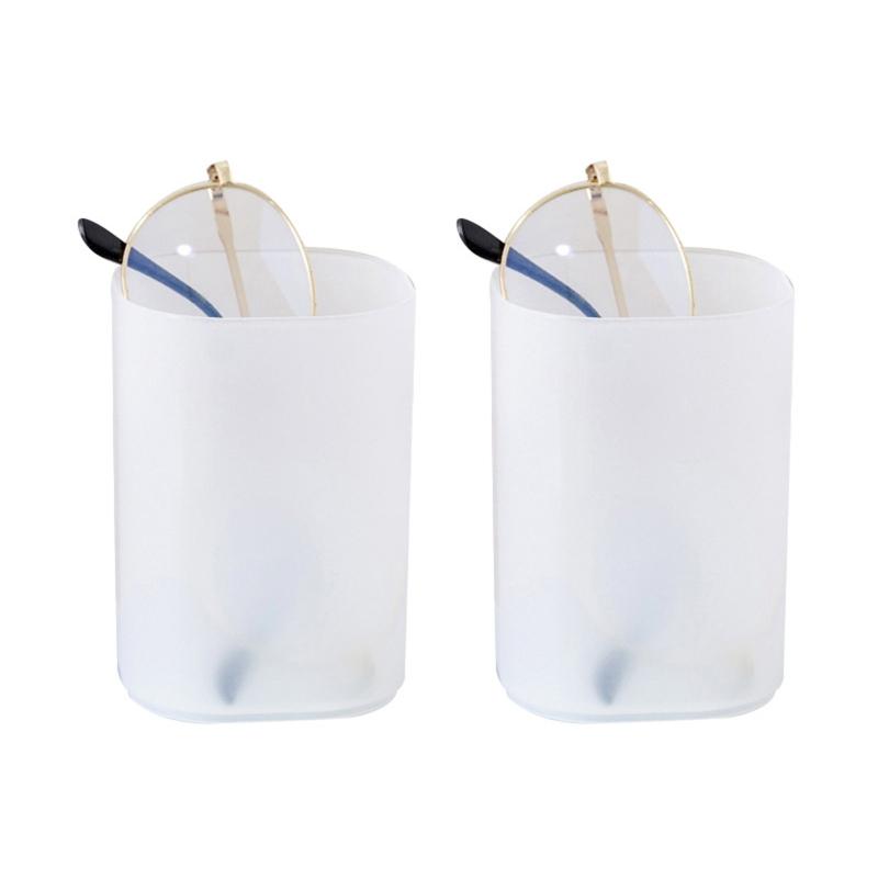 Многофункциональная прозрачная настольная косметическая коробка, ручка, дисплей, чашка, держатель для кистей для макияжа для студентов, учителей