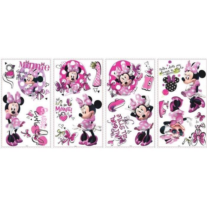 Disney Minnie Fashionista Stickers - The Deco Factory - Repositionable - Pink - Child