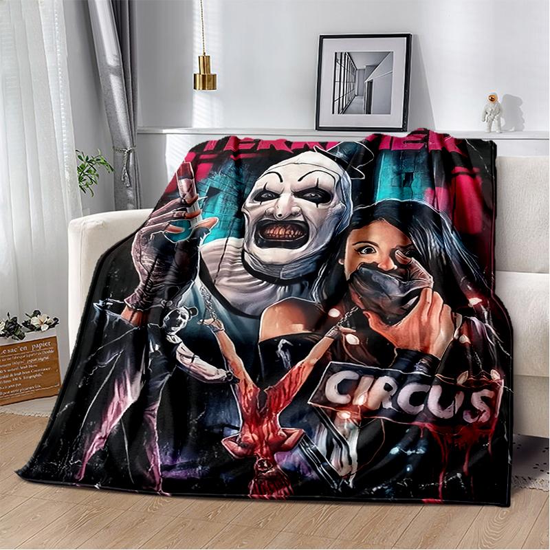 29 Style Terrifier Horror Movie Halloween Gift Soft Plush Blanket,Flannel Throw Blanket for Living Room Bedroom Bed Sofa Cover