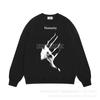 Mens Oversized Cotton Hoodie With Letter Print Streetwear Style Winter Loose Fit Pullover