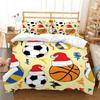 Горячие продажи, футбольное постельное белье, костюм, уникальный дизайн, набор пододеяльников, футбольная кровать, одежда из полиэстера, домашний текстиль, мужской пододеяльник одного размера