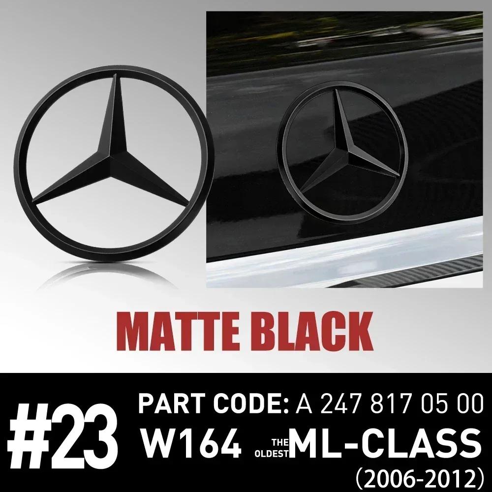 Car trunk logo badge sticker 3D ABS rear decal is suitable for Mercedes-Benz old ML class 350 450 550 W164 2006-2012A 1648170016 FU3