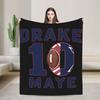 Drakes Mayes Football Knitted Blankets Fleece Super Soft Throw Blankets for Bed Bed Rug