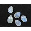 10X12MM Natural Rainbow Moonstone Briolite Pear Cut Loose Gemstone 5Pcs Lot RML-965