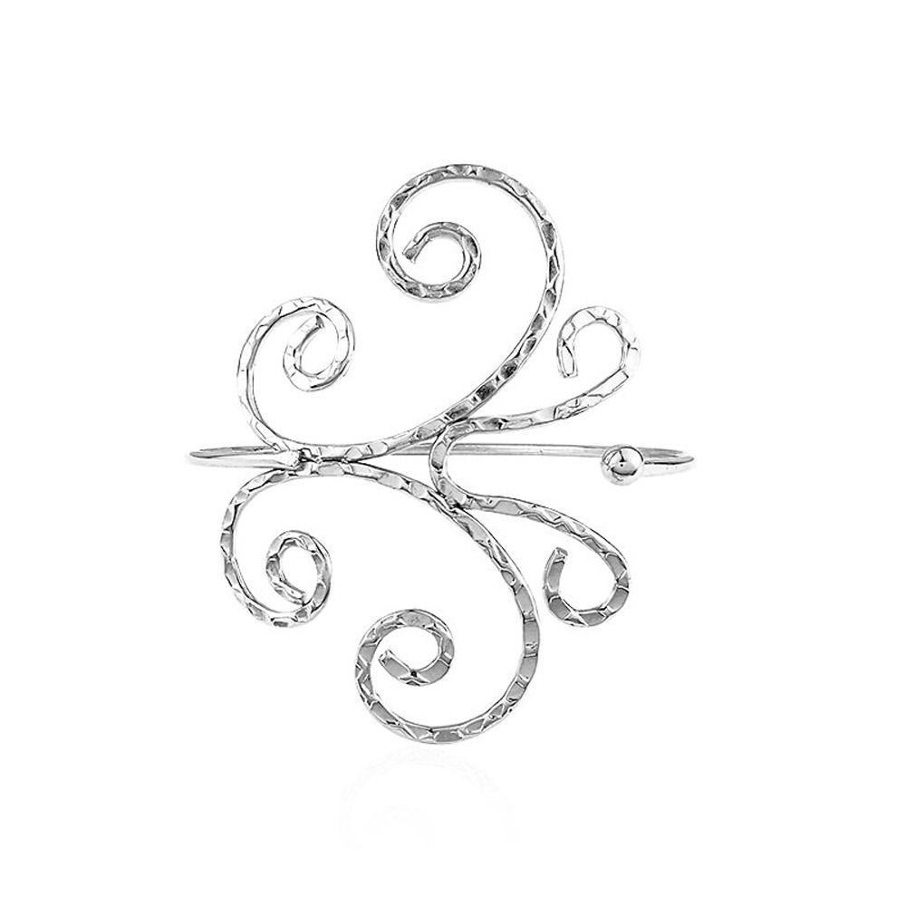 Zinc Zinc Alloy Wide Open Arm Cuff Hollow Out Exaggerated Bangle Cuff Bangle Bracelets for Women  Party