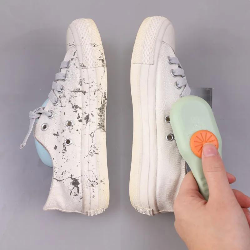2/1Pcs Multifunctional Shoe Brush Automatic Liquid Adding Laundry Brushes Washing Clothes Soft Bristles Brush Home Cleaning Tool
