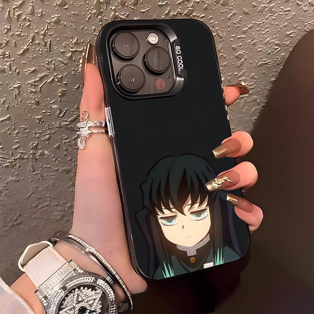 M-Muichiro T-Tokito Phone Case For IPhone17 Air 16 15 14 Plus 13 12 11 Pro XS Max Silver Black Bumper Case