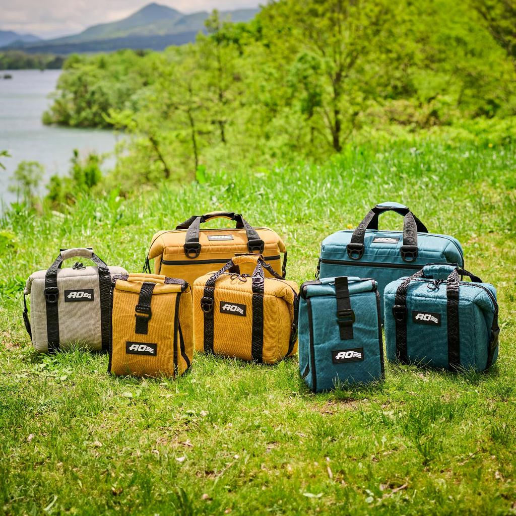 AO Coolers 24 Pack Waxed Canvas Soft Cooler Camel 23L Lightweight Insulated Cooler Box Insulated Bag Cooler Bag Warranty Genuine [Genuine 5-year