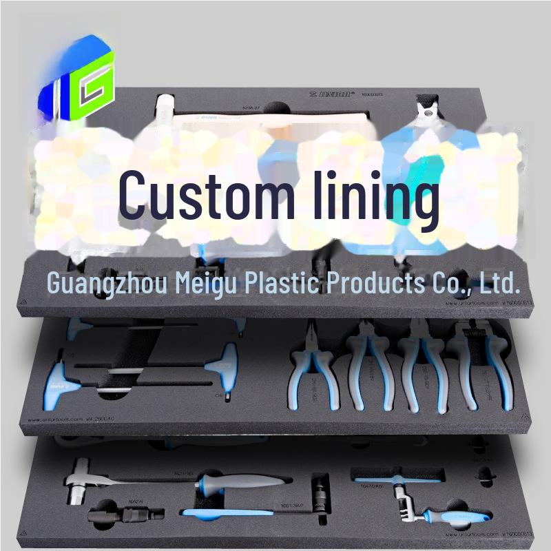 Guangzhou Plastic Portable Tool Box for Impact Drill and Hot Melt Gun