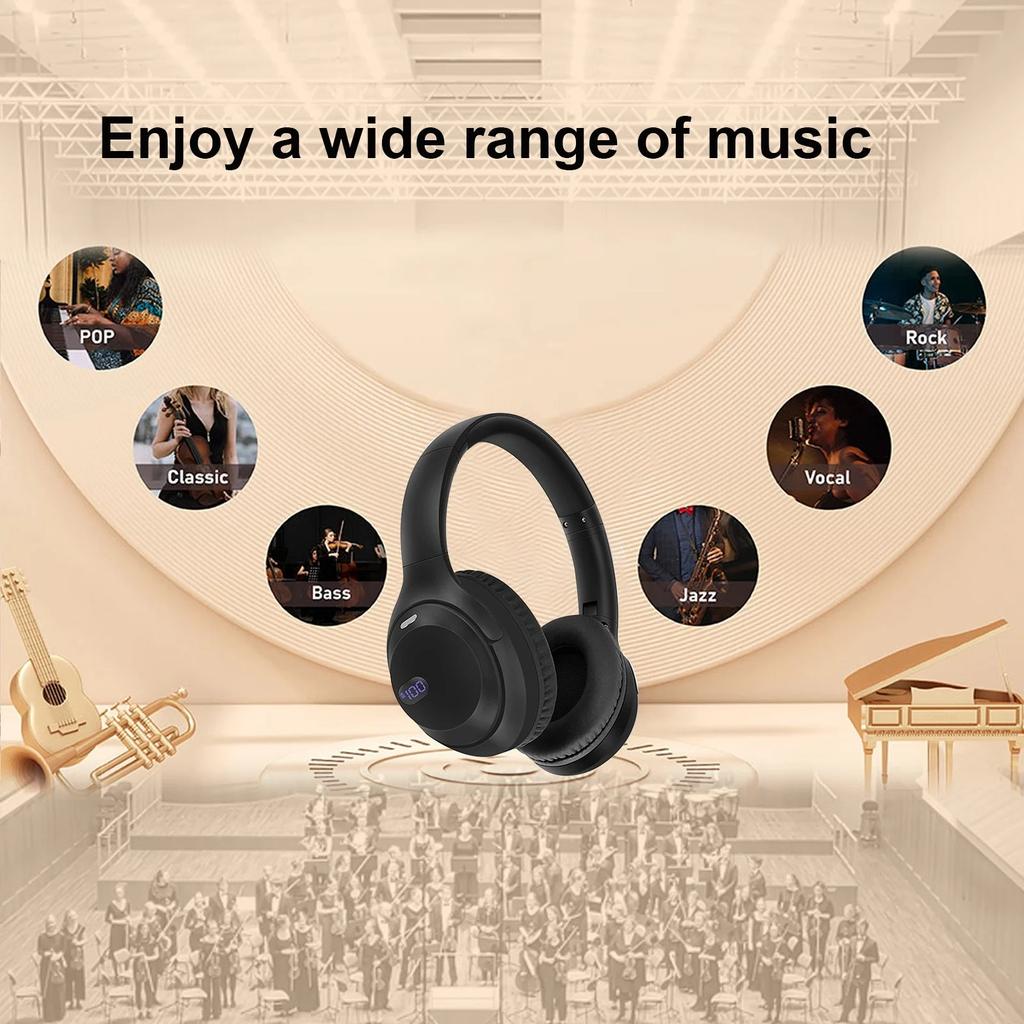 Детские наушники Bluetooth 5.2 со светодиодными кошачьими ушками, ограничением громкости 85/94 дБ и временем воспроизведения 100 часов, складная беспроводная/проводная гарнитура с кабелем 3,5 мм