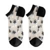 1 Pair Invisible Socks All Match Elastic Breathable Short Weaving Sole Cool Polyester Transparent Design Women Socks Shoes Accessories