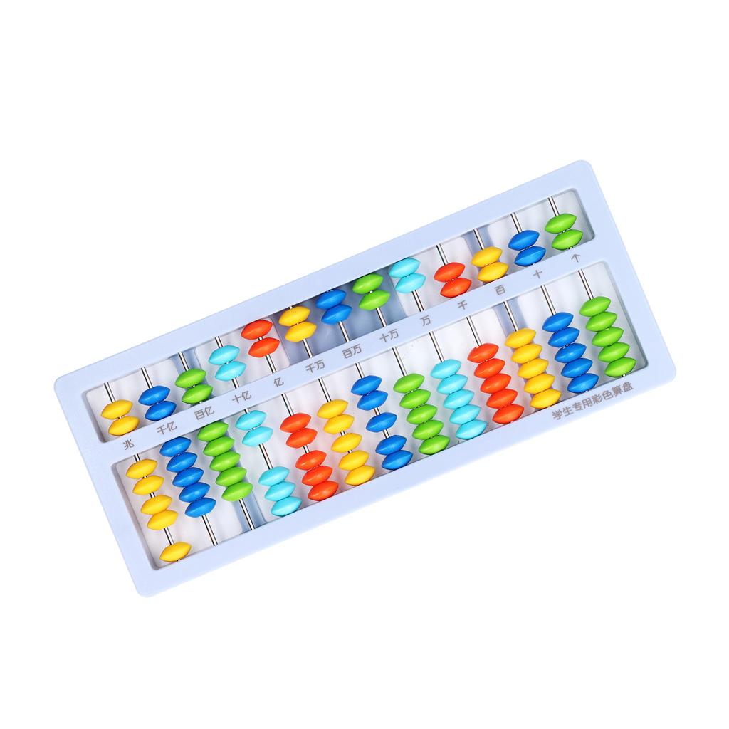 Abacus Small Portable Children's Puzzle 13 Grades 7 Beads Ментальная арифметика Математика AbacusBlue