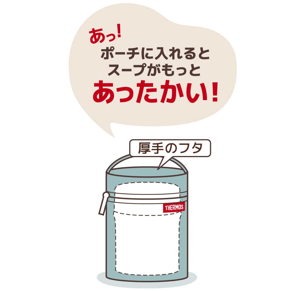 Чехол для термоса-супницы, 250-400 мл, Темно-серый, RES-002 DGY