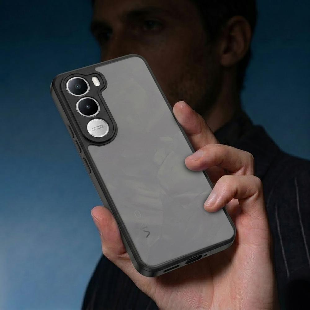 Case for Vivo Y31 5G / Y21d 4G, Fusion Hybrid, Matte Black