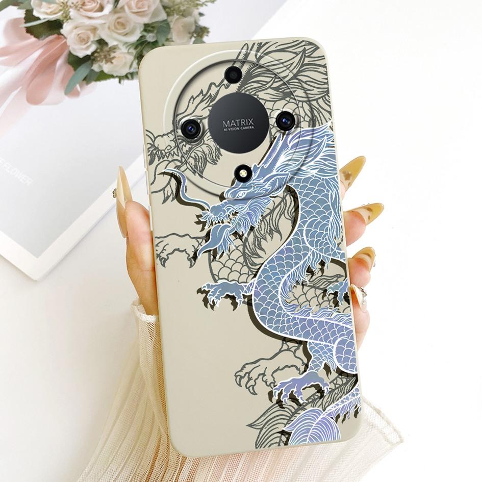 Ударопрочный Чехол Для Honor X9a Чехол Magic 5 Lite Funda RMO-NX1 RMO-NX3 Роскошные Чехлы Из Мягкого Силикона С Цветами Ромашки Для HonorX9a Capa