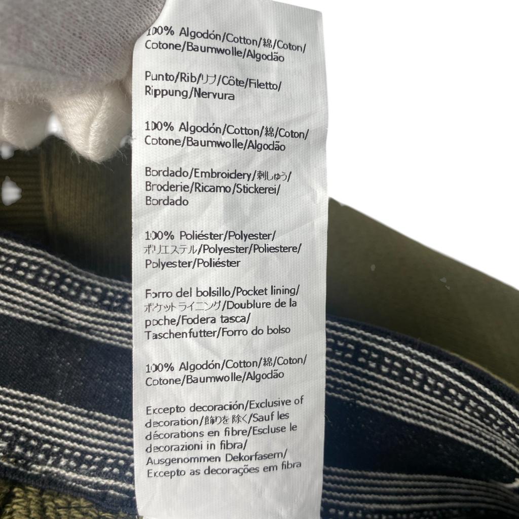 Брюки LOEWE, мужские, оливковый полиэстер, б/у